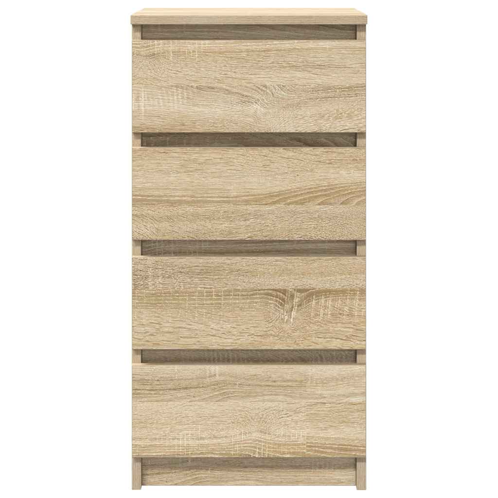 Credenza Rovere Sonoma 37,5x35x76 cm in Legno Multistrato - homemem39