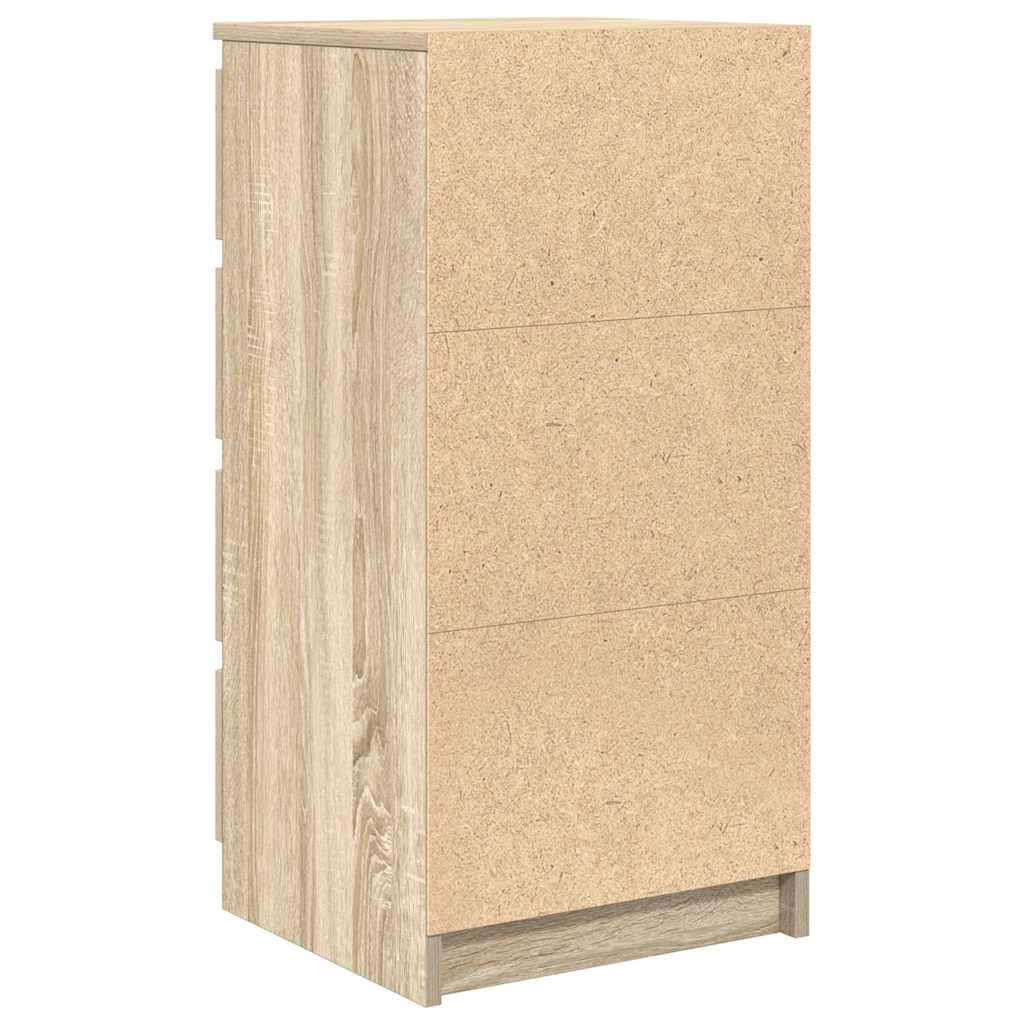Credenza Rovere Sonoma 37,5x35x76 cm in Legno Multistrato - homemem39