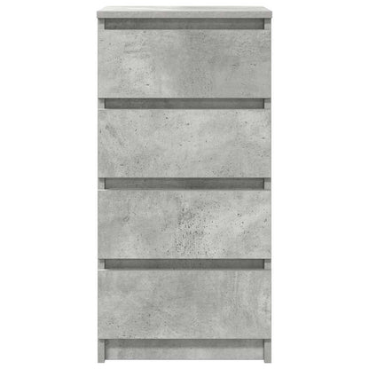 Credenza Grigio Cemento 37,5x35x76 cm in Legno Multistrato - homemem39