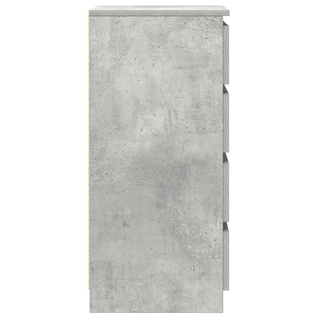 Credenza Grigio Cemento 37,5x35x76 cm in Legno Multistrato - homemem39