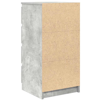 Credenza Grigio Cemento 37,5x35x76 cm in Legno Multistrato - homemem39
