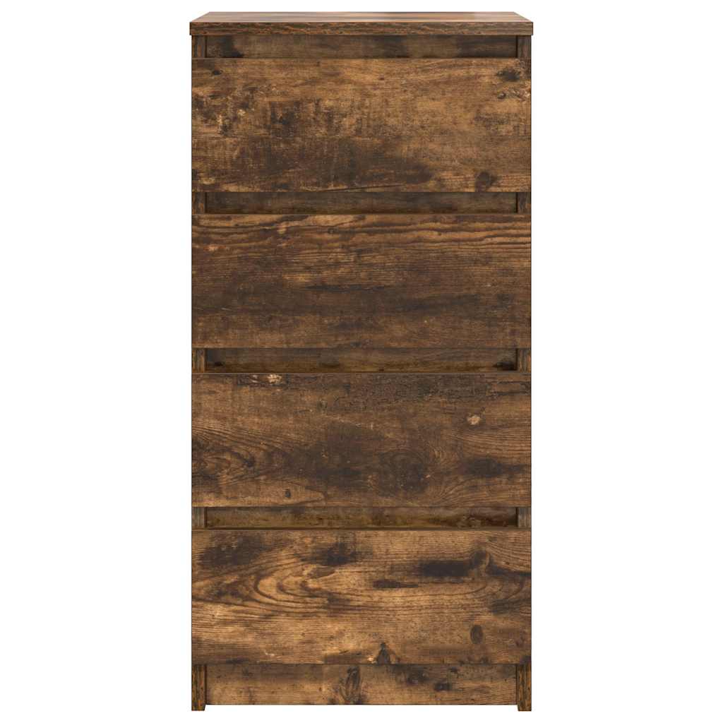 Credenza Rovere Fumo 37,5x35x76 cm in Legno Multistrato - homemem39