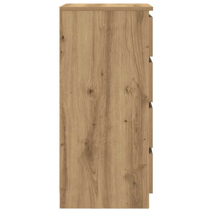 Credenza Rovere Artigianale 37,5x35x76 cm in Legno Multistrato - homemem39