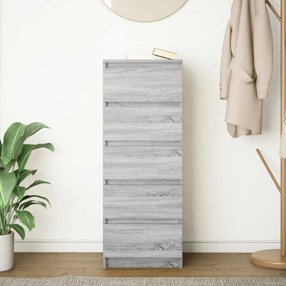 Credenza con Cassetti Grigio Sonoma 37,5x35x99 cm in Truciolato - homemem39