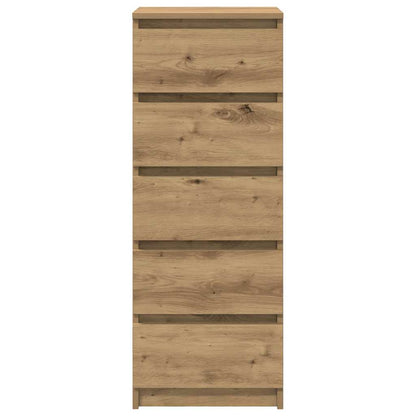 Credenza con Cassetti Rovere Artigianale 37,5x35x99 cm - homemem39