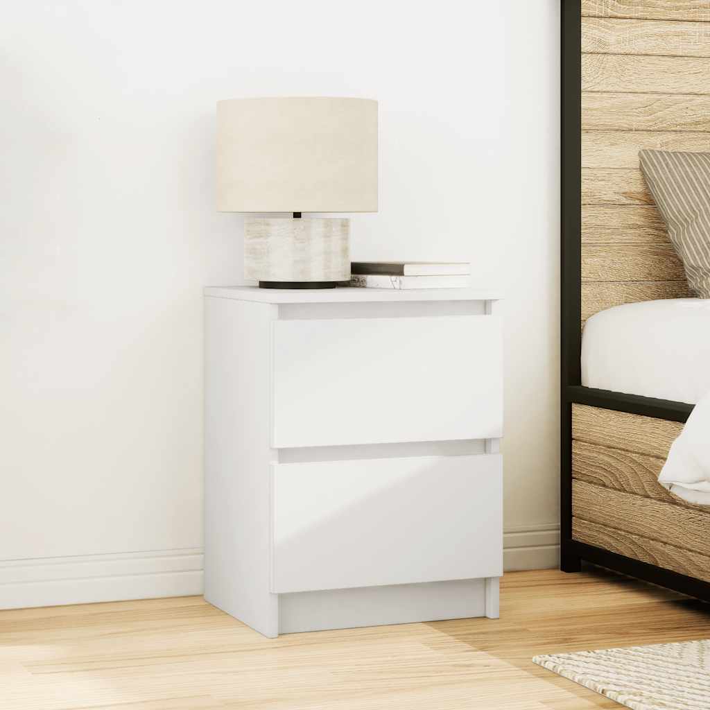 Mobile Porta TV Bianco 40x35x54 cm in Legno Multistrato - homemem39