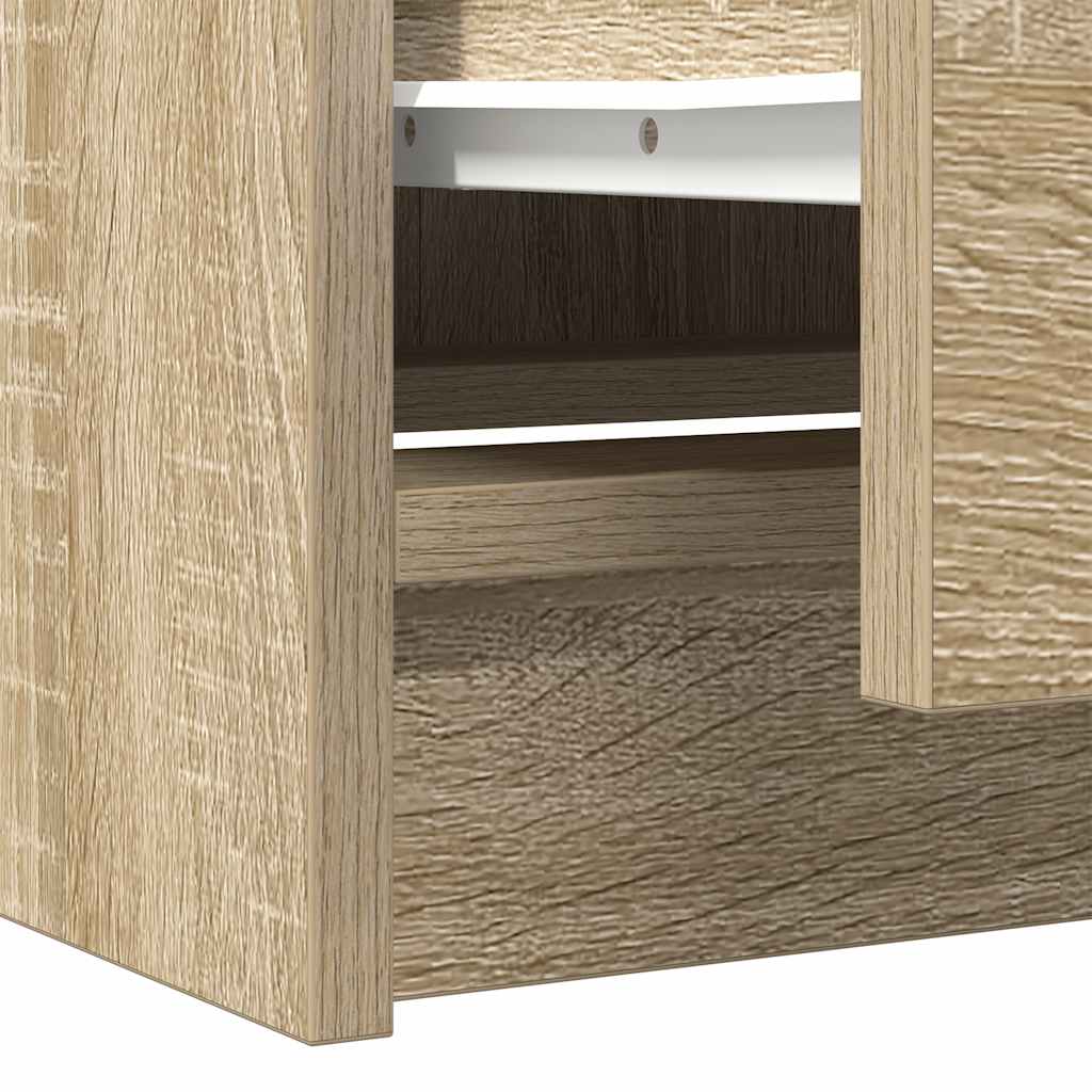 Mobile Porta TV Rovere Sonoma 40x35x54 cm in Legno Multistrato - homemem39