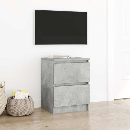 Mobile Porta TV Grigio Cemento 40x35x54 cm in Legno Multistrato - homemem39