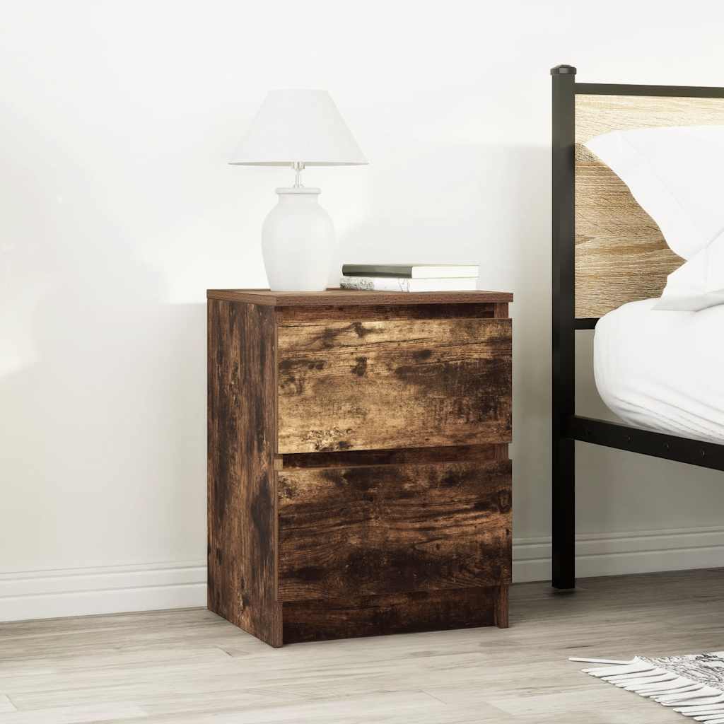 Mobile TV Rovere Fumo 40x35x54 cm in Legno Multistrato - homemem39