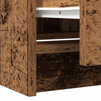 Mobile Porta TV Legno Antico 40x35x54 cm in Legno Multistrato - homemem39
