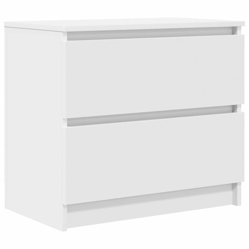 Mobile Porta TV Bianco 60x35x54 cm in Legno Multistrato