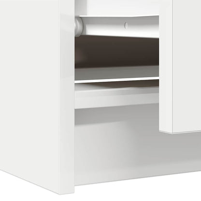 Mobile Porta TV Bianco 60x35x54 cm in Legno Multistrato | homemem39