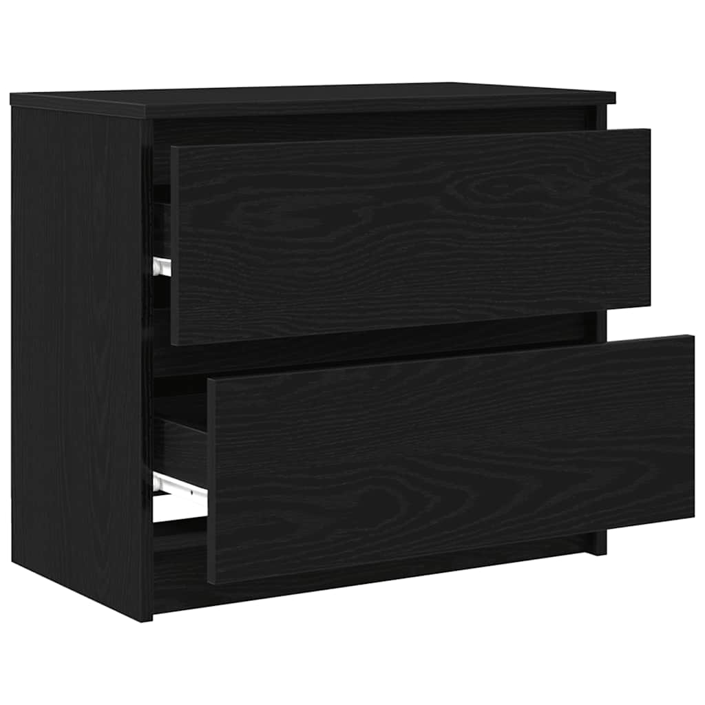 Mobile Porta TV Nero 60x35x54 cm in Legno Multistrato - homemem39