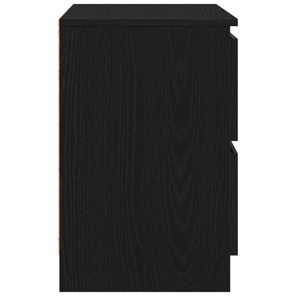 Mobile Porta TV Nero 60x35x54 cm in Legno Multistrato - homemem39