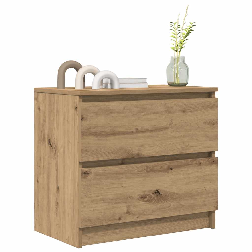 Mobile TV Rovere Artigianale 60x35x54 cm in Legno Multistrato
