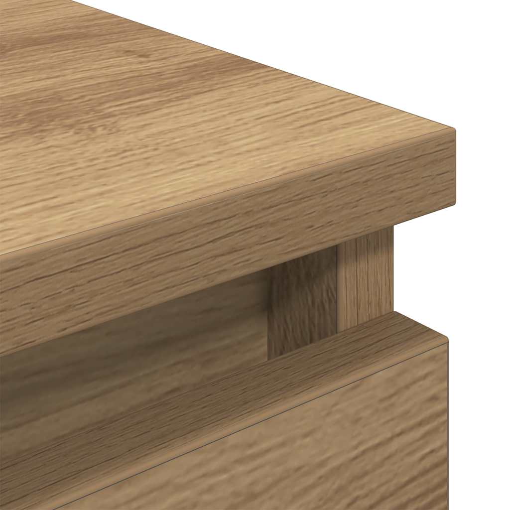 Mobile TV Rovere Artigianale 60x35x54 cm in Legno Multistrato