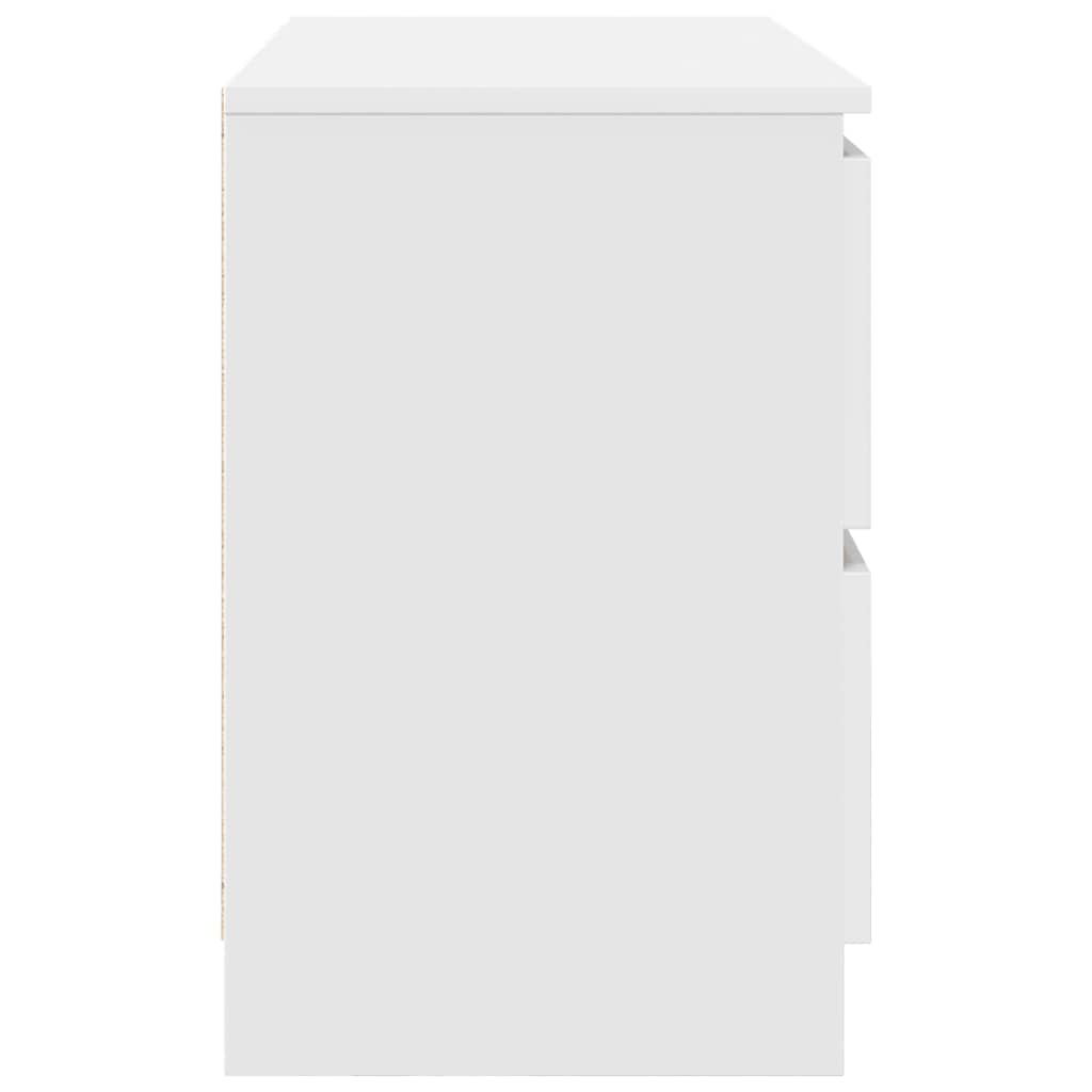 Mobile Porta TV Bianco 80x35x54 cm in Legno Multistrato