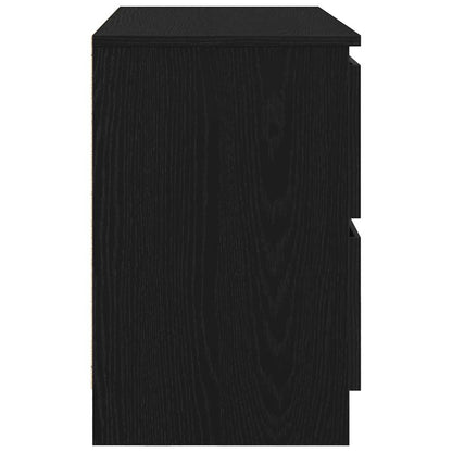 Mobile Porta TV Nero 80x35x54 cm in Legno Multistrato - homemem39