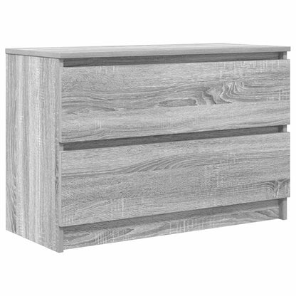 Mobile Porta TV Grigio Sonoma 80x35x54 cm in Legno Multistrato - homemem39