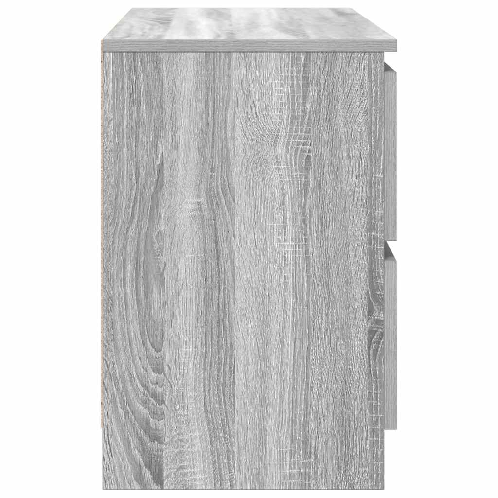 Mobile Porta TV Grigio Sonoma 80x35x54 cm in Legno Multistrato - homemem39