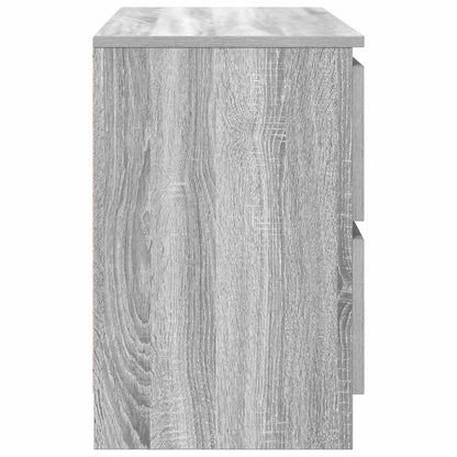 Mobile Porta TV Grigio Sonoma 80x35x54 cm in Legno Multistrato - homemem39