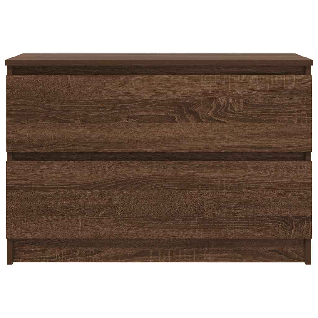 Mobile TV Rovere Marrone 80x35x54 cm in Legno Multistrato - homemem39