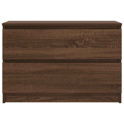 Mobile TV Rovere Marrone 80x35x54 cm in Legno Multistrato - homemem39