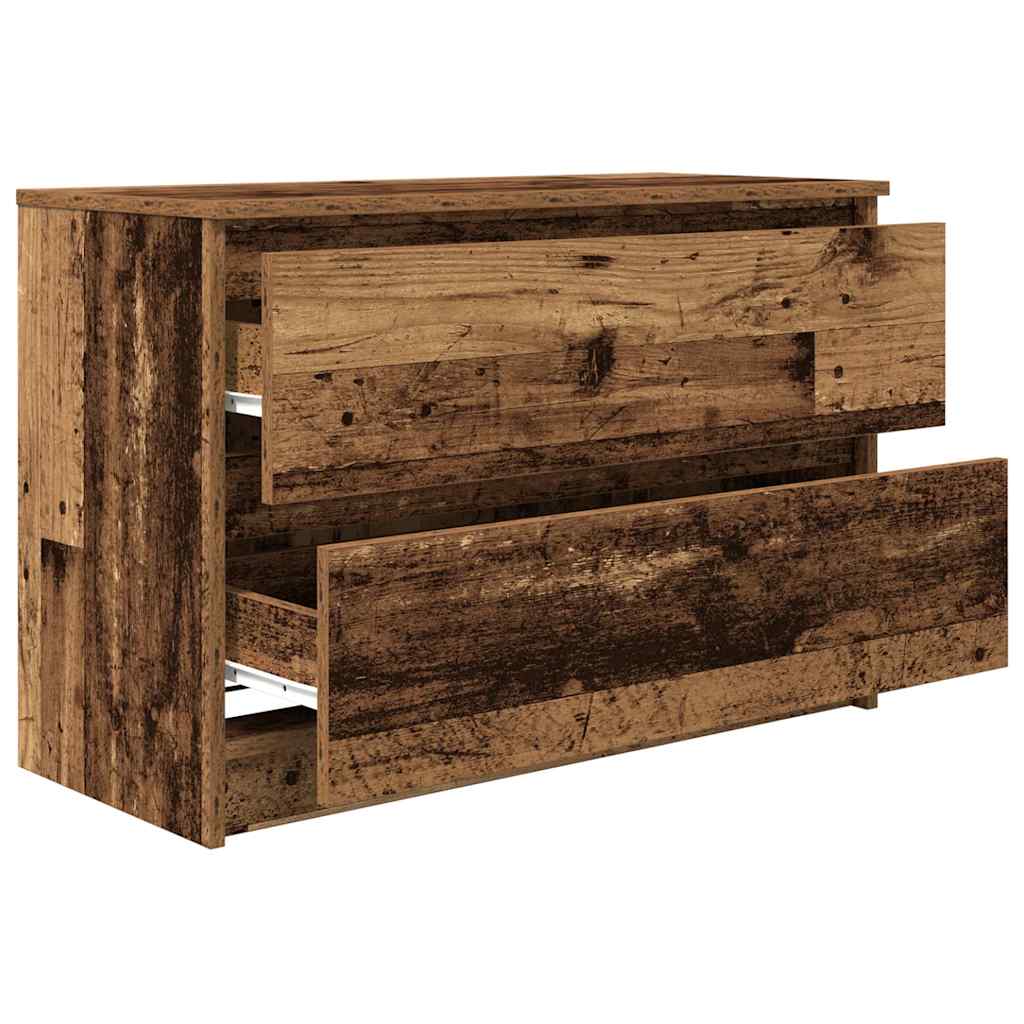 Mobile Porta TV Legno Antico 80x35x54 cm in Legno Multistrato - homemem39