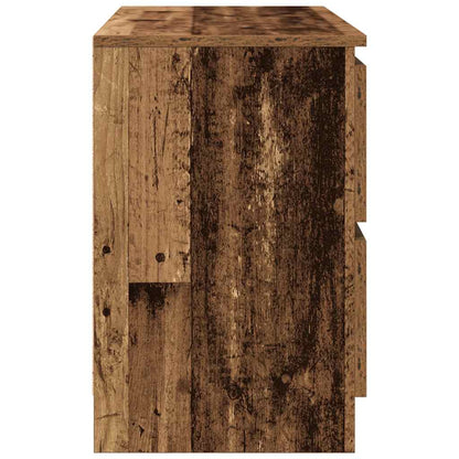 Mobile Porta TV Legno Antico 80x35x54 cm in Legno Multistrato - homemem39