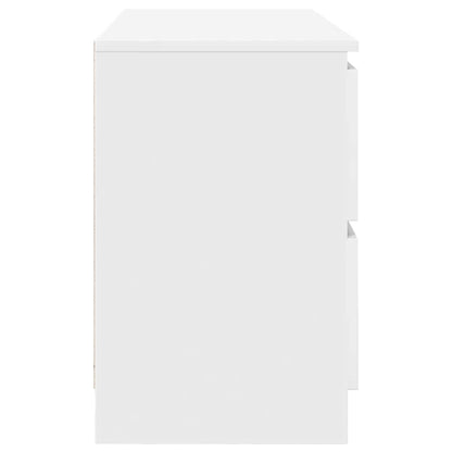 Mobile Porta TV Bianco 100x35x54 cm in Legno Multistrato