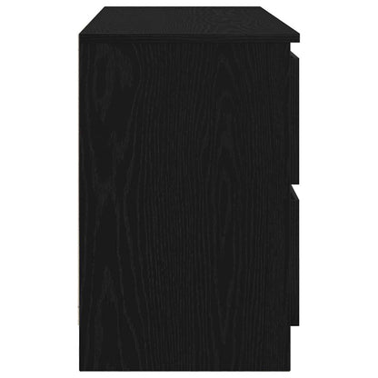 Mobile Porta TV Nero 100x35x54 cm in Legno Multistrato