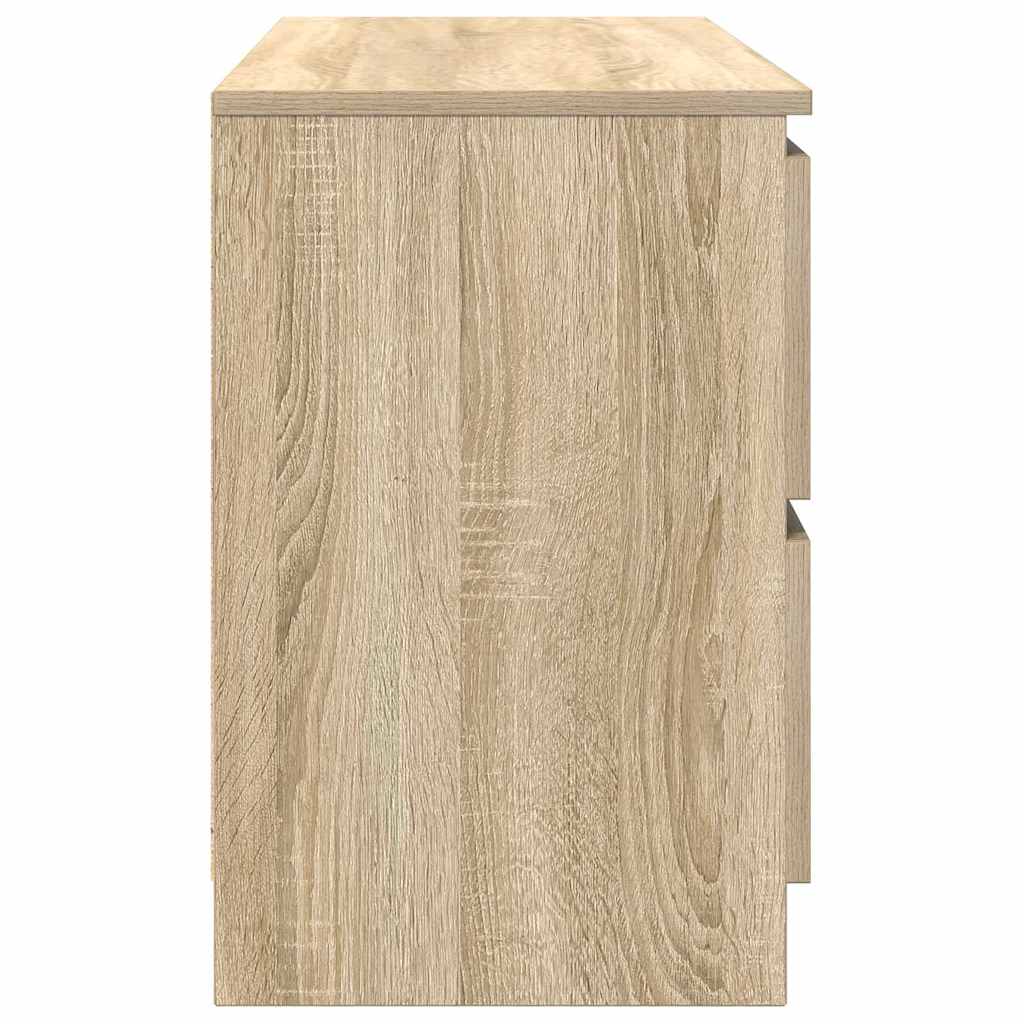 Mobile Porta TV Rovere Sonoma 100x35x54 cm in Legno Multistrato - homemem39