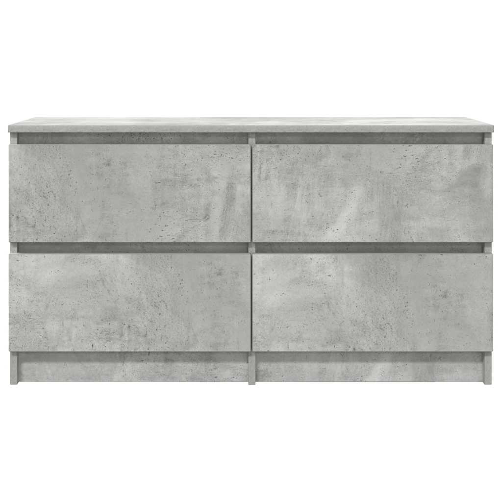 Mobile Porta TV Grigio Cemento 100x35x54 cm Legno Multistrato - homemem39