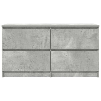 Mobile Porta TV Grigio Cemento 100x35x54 cm Legno Multistrato - homemem39