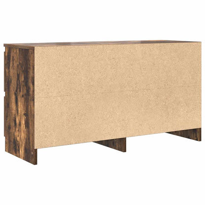 Mobile TV Rovere Fumo 100x35x54 cm in Legno Multistrato - homemem39