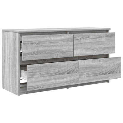 Mobile TV Grigio Sonoma 100x35x54 cm in Legno Multistrato - homemem39