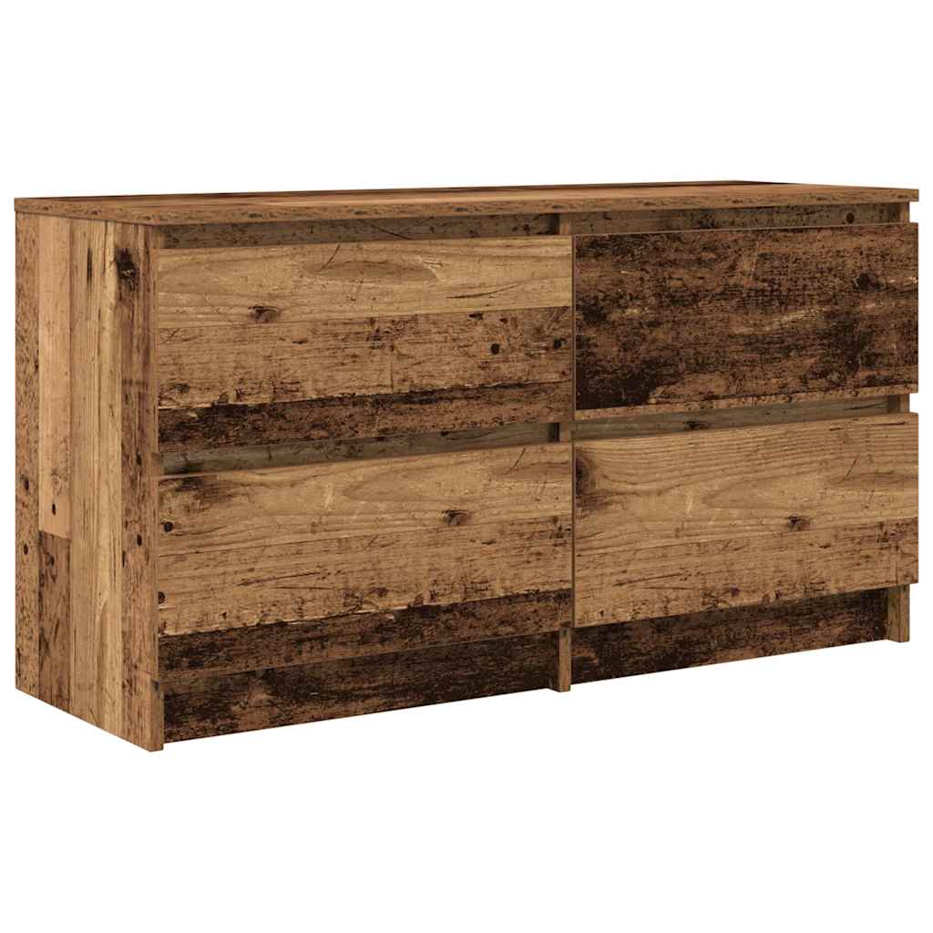 Mobile Porta TV Legno Antico 100x35x54 cm in Legno Multistrato - homemem39