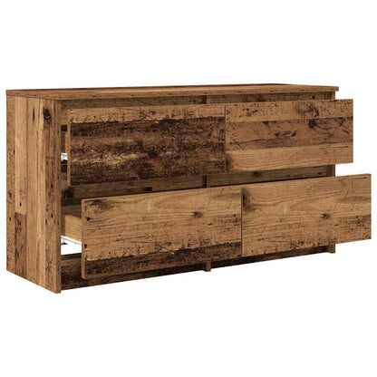 Mobile Porta TV Legno Antico 100x35x54 cm in Legno Multistrato - homemem39