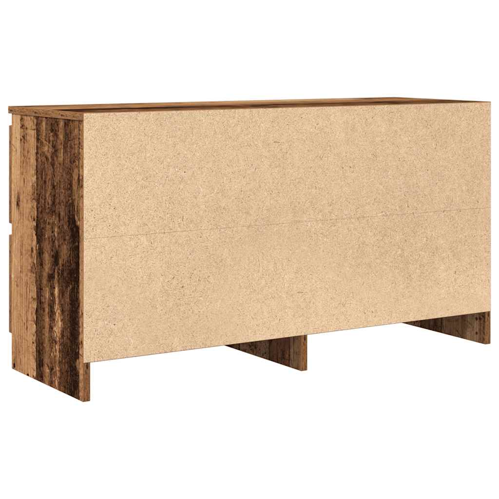 Mobile Porta TV Legno Antico 100x35x54 cm in Legno Multistrato - homemem39