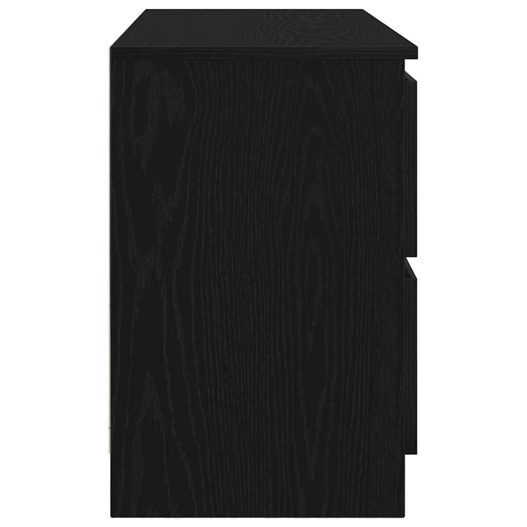 Mobile Porta TV Nero 100x35x54 cm in Legno Multistrato - homemem39
