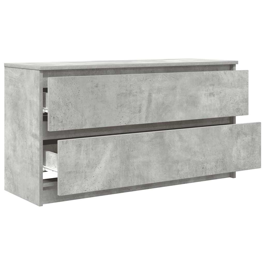 Mobile Porta TV Grigio Cemento 100x35x54 cm Legno Multistrato - homemem39