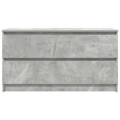 Mobile Porta TV Grigio Cemento 100x35x54 cm Legno Multistrato - homemem39