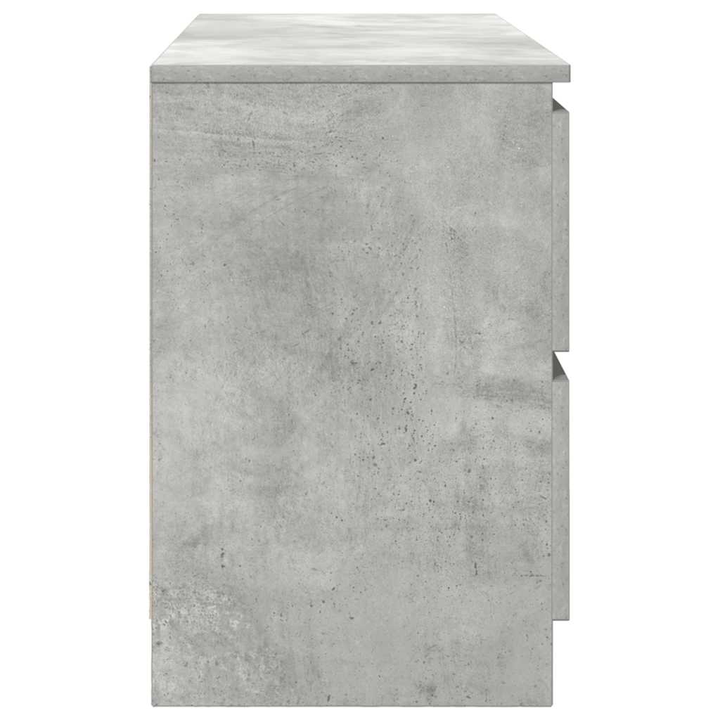 Mobile Porta TV Grigio Cemento 100x35x54 cm Legno Multistrato - homemem39