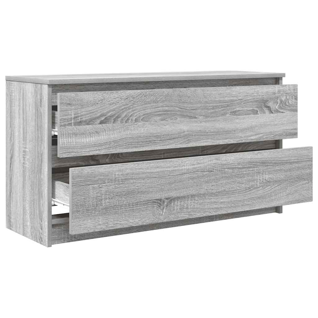 Mobile TV Grigio Sonoma 100x35x54 cm in Legno Multistrato - homemem39