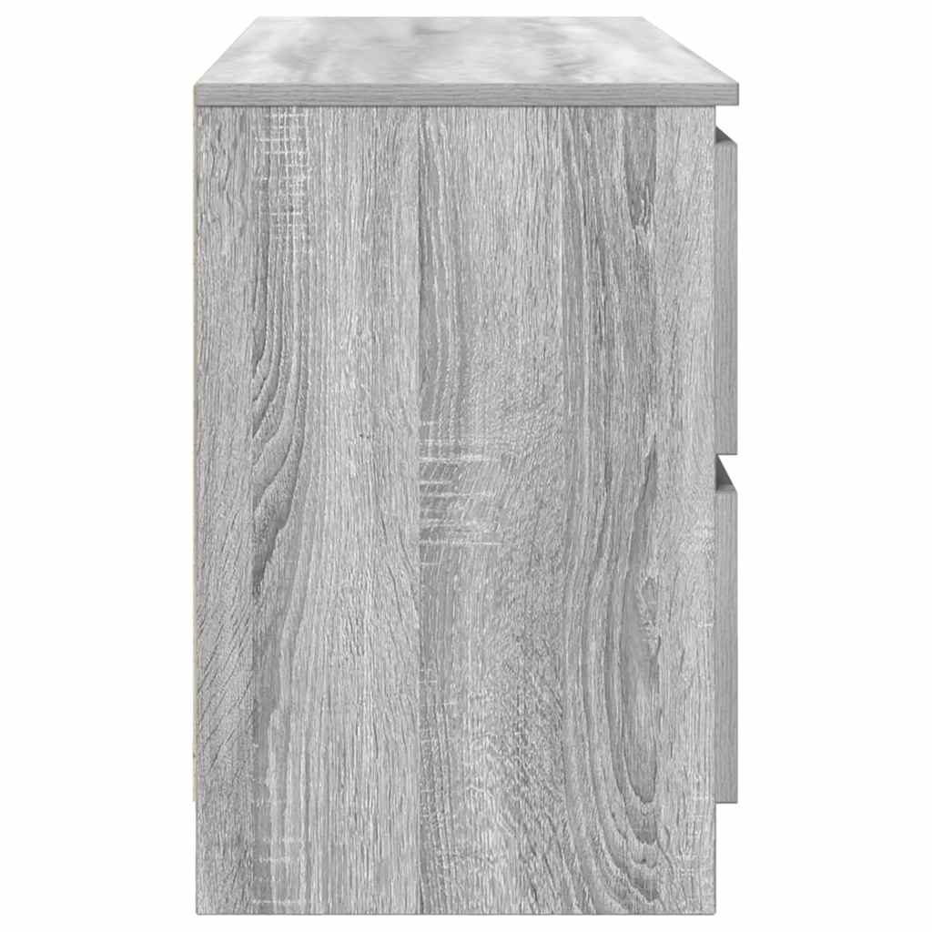 Mobile TV Grigio Sonoma 100x35x54 cm in Legno Multistrato - homemem39