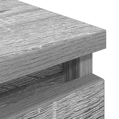 Mobile TV Grigio Sonoma 100x35x54 cm in Legno Multistrato - homemem39