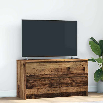 Mobile Porta TV Legno Antico 100x35x54 cm in Legno Multistrato - homemem39
