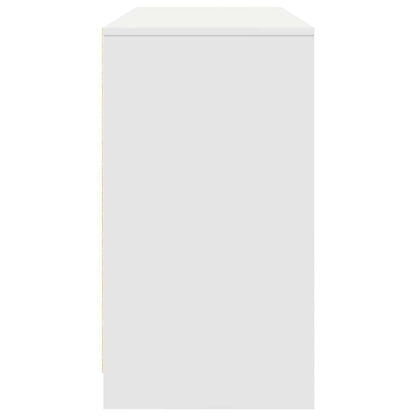 Scrivania Bianca 120x42x76 cm in Legno Multistrato