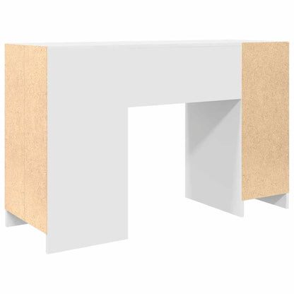 Scrivania Bianca 120x42x76 cm in Legno Multistrato