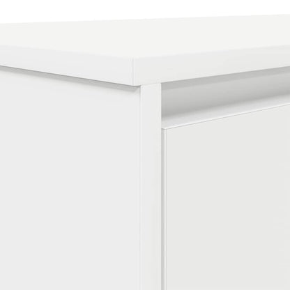 Scrivania Bianca 120x42x76 cm in Legno Multistrato